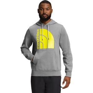 THE NORTH FACE Jumbo Half Dome Hoodie Medium Grey Heather/Led Yellow-Med